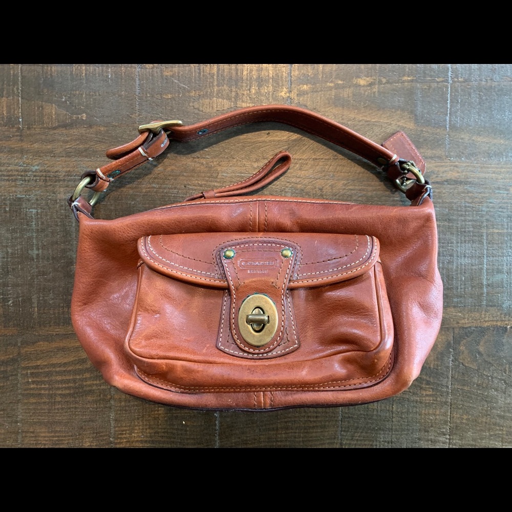Coach: legacy whiskey small bag